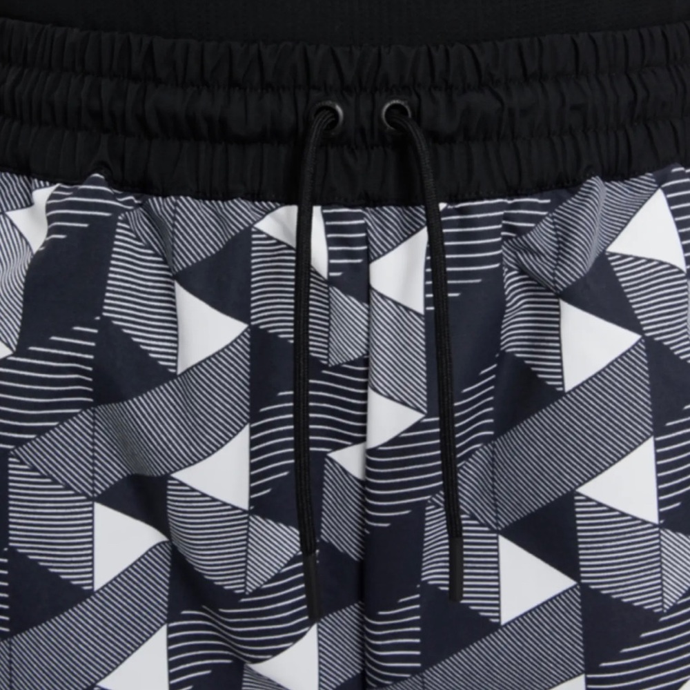 Nike Women’s Nylon Pants Women’s Geometric Black Rainwear, walk-in outdoor pants - Picture 5 of 11